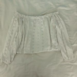 Brandy Melville Long Sleeve off the shoulder top